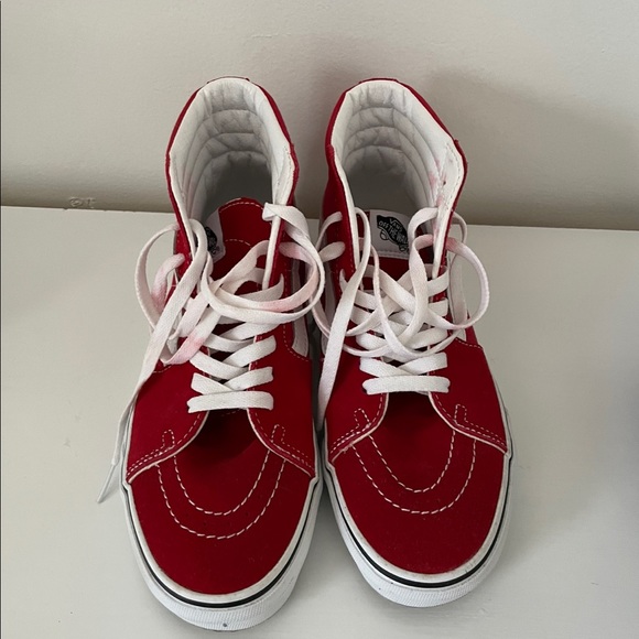 Red Hi-Top Vans - Picture 1 of 4
